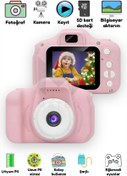 Resim MATEO Dijital Fotoğraf Makinesi Çocuk Mini 1080p Hd Kamera Selfie Cocuk 40mp Fotoğraf Makine 4xzoom 2023 