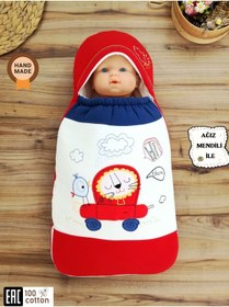 Resim Tomuycuk Bebek Battaniyesi Erkek Bebek Dış Kundağı Hastane Çıkışı Kundak Battaniye Bebek Arabası Örtüsü 