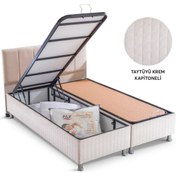 Resim Alf Cyristal Plus Baza + Artemis Başlık - Çift Kişilik - Krem Renk 