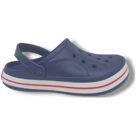 Resim Zerhan Cflex 22233 Unisex Lacivert Kırmızı Beyaz Sabo Terlik Sandalet Lacivert 