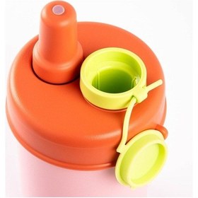 Resim Tantitoni Pembe 2si 1 Arada Kapaklı Termos Bardak 480ml 