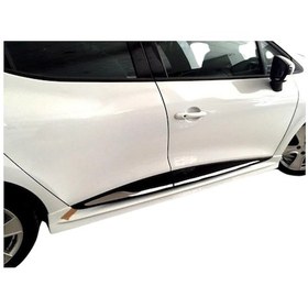 Resim Renault Clio 4 R Yan Marşpiyel Plastik Boyasız 