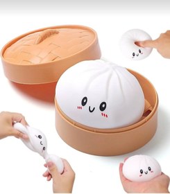 Resim armex Squishy Dumpling Büyük Boy Sürpriz Renkli Çin Mantısı Mystrey Squishy Bun , Viral Figür 