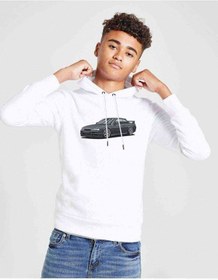 Resim Nissan Silvia S14 Baskılı Unisex Çocuk Kapüşonlu Beyaz Sweatshirt Beyaz 