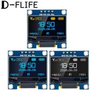 Resim RAK WisBlock Meshtastic, Arduino, ESP32, Raspberry Pi Pico için 0.96 inç Mini OLED Ekran Modülü, I2C/IIC İletişimi, SSD1315 Sürücü, 128x64 Piksel Sarı/Mavi Çift Renkli Ekran 
