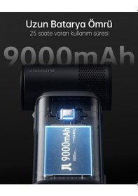 Resim Handheld Fan Ultra 2 9000mah Kahverengi El Fanı / Fener 