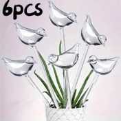 Resim Cam Bitki Sulama Topu, Kuş Şeklinde Otomatik Sulama Topu, Otomatik Sulama Saksı Takma, Bitki Sulama Cihazı, Kapalı Otomatik Bitki Sulama Cihazı, Sulama Topu, 3/6 Paket 