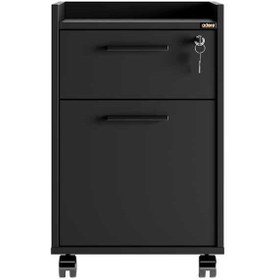 Resim Adore GKS-920-EE-1 2 Çekmeceli Kilitli Keson 45 x 64 x 40 cm - Siyah 