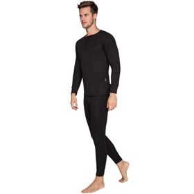 Resim Yetişkin Termal İçlik - Thermoform - Heavy - Unisex - Siyah - XL 