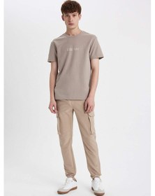 Resim Defacto Jogger Taktik Pantolon Kargo Cepli B3585AX23AUBG185 Bej 