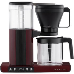 Resim Vestel BREW 50 RETRO BORDO Filtre Kahve Makinesi 