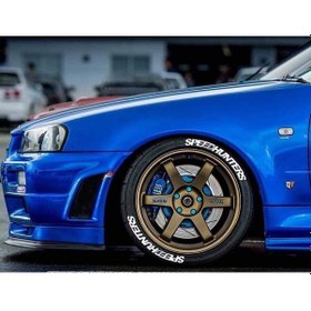 Resim Speedhunters 3D Lastik Yazısı Kauçuk - Full Içerik Uygulama Apar 