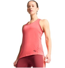 Resim Puma Puma Tad Essential Racerback Tank Kadın Pembe Koşu Tank Top 8124 Çok Renkli 