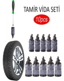 Resim safestore Lastik Tamir Kiti Kauçuk Vida Seti 