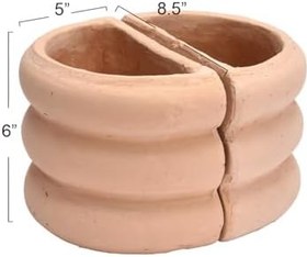 Resim Main + Mesa Terakota Vazo Kitap Destekleri, 2'li Set 