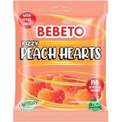 Resim Bebeto Şeftali Kalpli Yumuşak Şeker 150 G 
