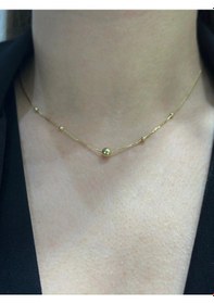 Resim 14 Ayar Altın Toplu Mini Hediyelik Kolye 956 Sarı Altın 
