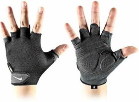 Resim Nike N.LG.C5.057.MD MENS ESSENTIAL FITNESS GLOVES FITNESS GYM ELDİVENİ GRİ 