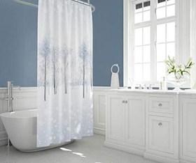 Resim Tropik Zethome 8759 Banyo Duş Perdesi Tek Kanat 1x180 