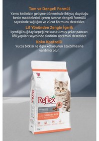 Resim Reflex Kitten Tavuklu ve Pirinçli Yavru Kedi Maması 10 Kg 