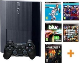 Resim Playstation 3 Super Slim 500 Gb Ve 1 Kol Ve 40 Oyun 