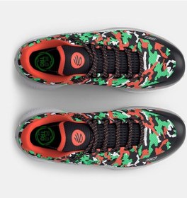 Resim Unisex Curry 1 Low FloTro Basketbol Ayakkabısı 3025632-001 Black Antifreeze After Burn 