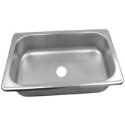Resim Krom Paslanmaz Evye Dikdörtgen 33x27x15cm 
