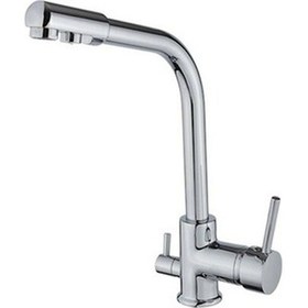 Resim Aceser Su Arıtma Cihazı Aceser 3 Yollu Pirinç Arıtmalı Musluk Bat Krom 