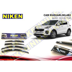 Resim Kia Sportage 2016 - 2020 Niken Kromlu Cam Rüzgarlığı 4 Lü 