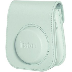 Resim Fujifilm Instax Mini 12 Fotoğraf Makinesi + Çerçeve + Deri Kılıf Seti Yeşil 