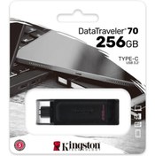 Resim Kingston Dt70 256gb Usb-c 3.2 Gen 1 Type-c Flash Bellek 