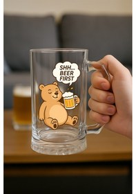 Resim Baskılı Bira Bardağı Beerfirst 