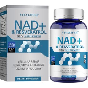 Resim Vivalifer Nad+ Resveratrol Nad Tmg 1500 Mg 120 Caps 
