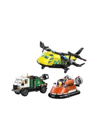Resim LEGO® City Uçak, Servis Kamyonu ve Hoverkraft Karışımı 60505 -7 Yaş ve Üzeri Çocuklar İçin Yaratıcı Oyuncak Yapım Seti (990 Parça) 
