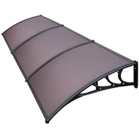 Resim Genel Markalar Kapı Üstü Pratik Sundurma 300 X 100 Cm Siyah 