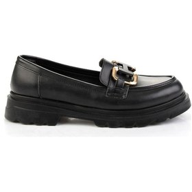 Resim Siyah Kadın Loafer Ayakkabı K01021050009 Siyah 