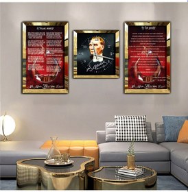 Resim MUSTAFA KEMAL ATATÜRK AYNALI GOLD PLEKSİ ÇERÇEVELİ MDF TABLO VE SAAT SETİ 