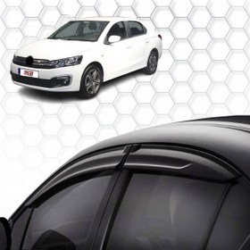 Resim Citroen C-Elysee - Cam Rüzgarlığı - (4 Parça ABS Plastik) - (Mugen) 