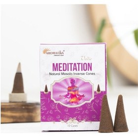 Resim Aromatika Meditasyon Aromalı Konik Tütsü 