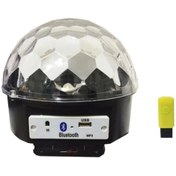 Resim Adalia Yarım Küre Disko Topu Müzik Çalar Bluetooth/usb Renkli Led Işıklı 