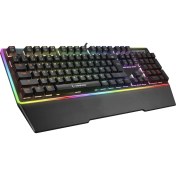 Resim Rampage Rmk-X1 Miracle USB Full RGB Aydınlatmalı Q Jixian Red Switch Oyuncu Mekanik Klavye 