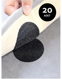 Resim 20 Adet Halı Kilim Koltuk Örtüsü Kaydırmaz Sabitleyici Cırt X 