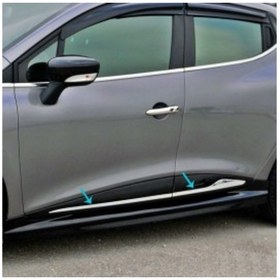 Resim Renault Clio 4 Sport Tourer Yan Kapı Çıtası 4 Prç P.çelik 2013 