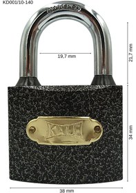 Resim Kale Kilit Asma Kilit Döküm 40mm 