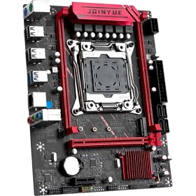 Resim Jginyue X99M-H D4 Ddr4 2666 Mhz M.2 Nvme 2011-3 Soket M-Atx Anakart 
