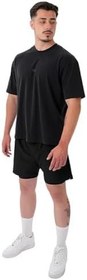 Resim MuscleCloth Basic Oversize T-Shirt Siyah 