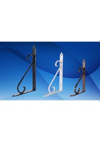 Resim Ferforje Raf Altı Siyah 135*190 