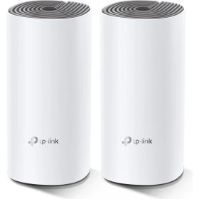 Resim TP-Link Deco E4 (2-Pack) | Wi-Fi 5 Mesh Sistemi | AC1200 Mbps Hız | Fiber Uyumlu | Çift Bant | 100 Mbps Port | 100 Cihaz | 260 m² Kapsama | WPA3 | Mobil Uygulama ile Kolay Kurulum 