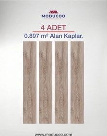 Resim Alta Skin Kendinden Yapışkanlı Pvc Parke 2,5 Mm Dayanıklı Zemin Kaplama 4 Adet / 0,897 M² 