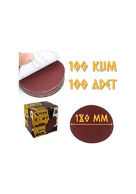 Resim Kupa Yuvarlak Cırt Zımpara 180 Mm P100 Kum 100 Adet 